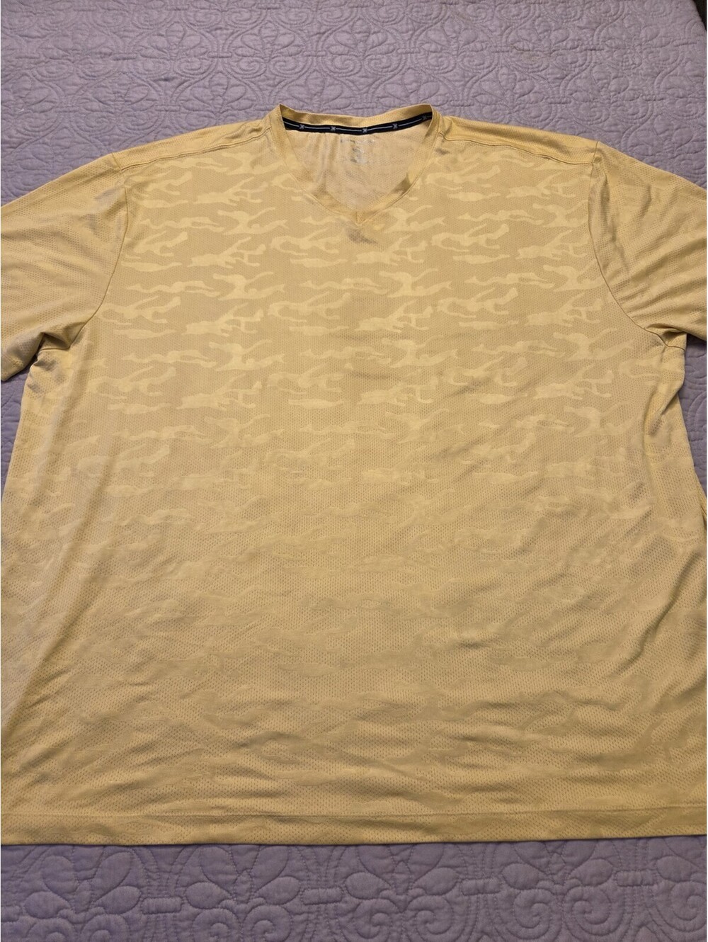 Kenneth Cole Active Mesh V Neck Shirt Size 4x